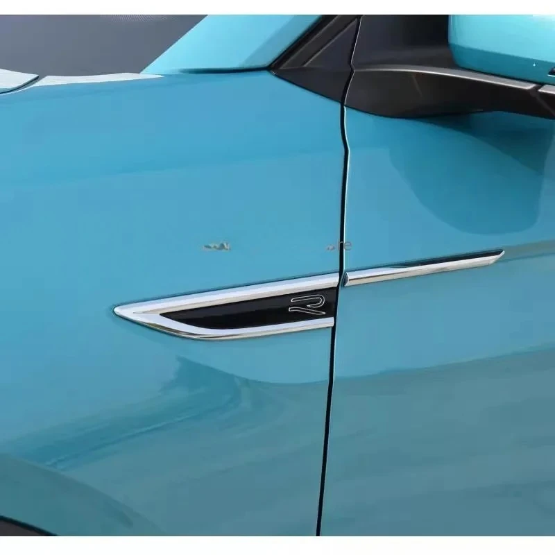 Suitable for Volkswagen T-Cross Tukai side door fencers to be modified to decorate the shadow detection logo fencers side logo