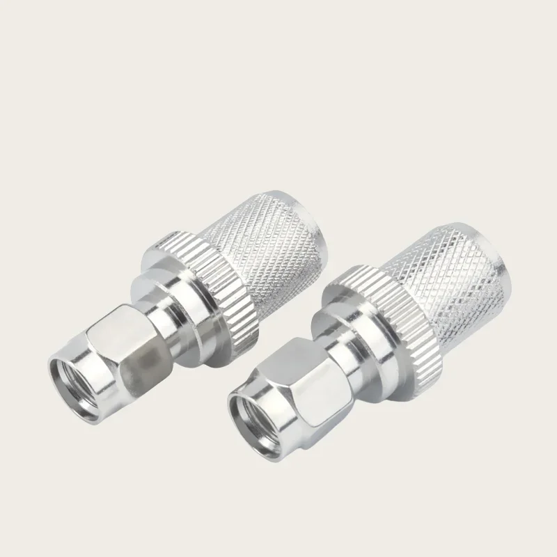 2 قطعة RF موصل SMA-J-7 SMA ذكر تجعيد مناسبة ل 50-7 RG8 7D-FB LMR400 RG213 كابل التغذية #2