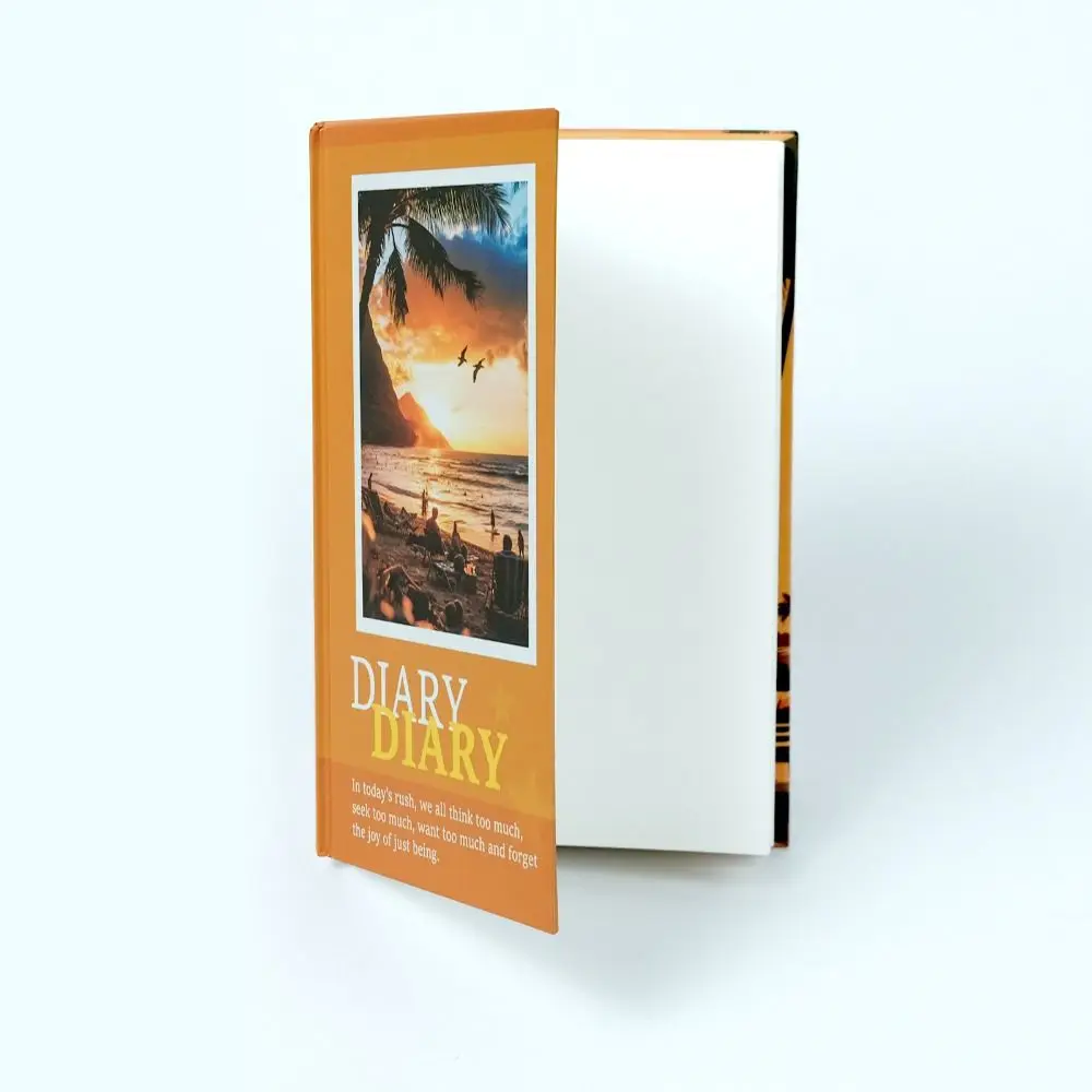 98 sheets Beach Agreement Theme Notebook Creative Thick Paper Diary notebook romantic Multifunction Diary Handbooks Stationery