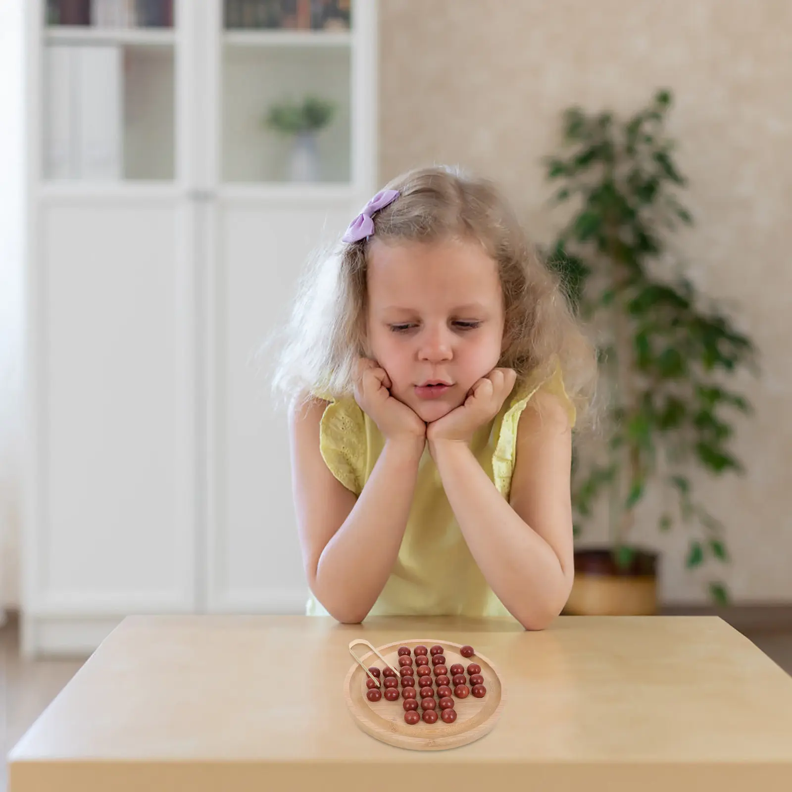 

Набор детских настольных шахматных игр: развивающая бамбуковая настольная игра для одного игрока, стратегическая, для развития мышления, для развлечений в помещении