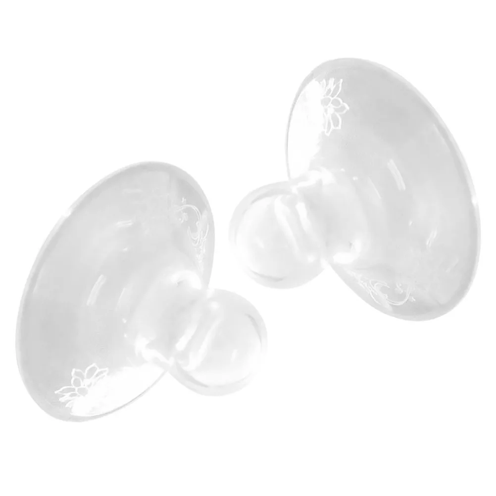 قطعتان من أدوات التراجع الشفافة للنساء من السيليكون الفاخر مريح وسهل الاستخدام #6