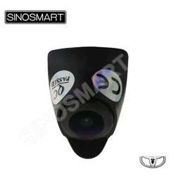 SINOSMART Front View CVBS Camera for Toyota RAV4 Prado Camry EZ Highlander Corolla Auris Logo, Waterproof, OEM Android Screens