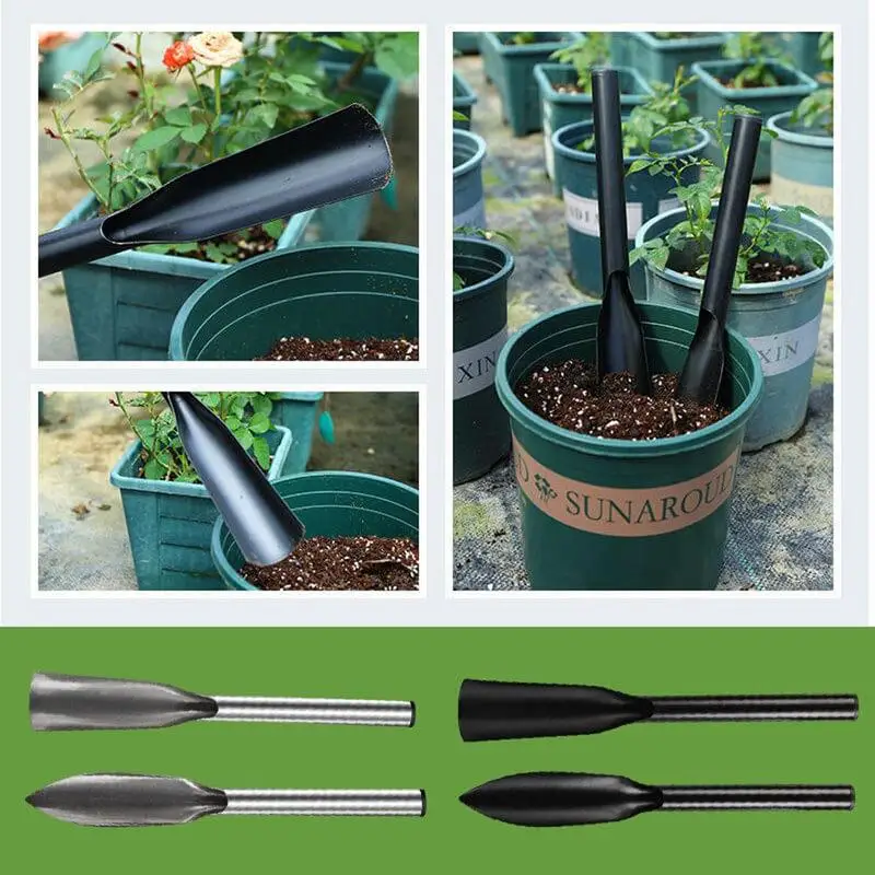 Small Garden Shovel Stainless Steel One-Piece Hand Trowel Rust Resistant Garden Tool Quicker Work Digging Weeding Comfort Grip