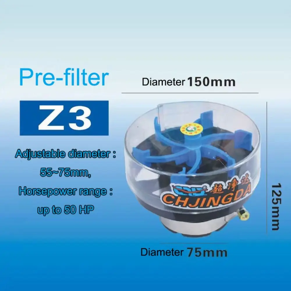 Remoção automática universal de poeira z3 filtro de ar durável forte tampa do filtro de ar do trator capa de filtro de ar para caminhões tratores