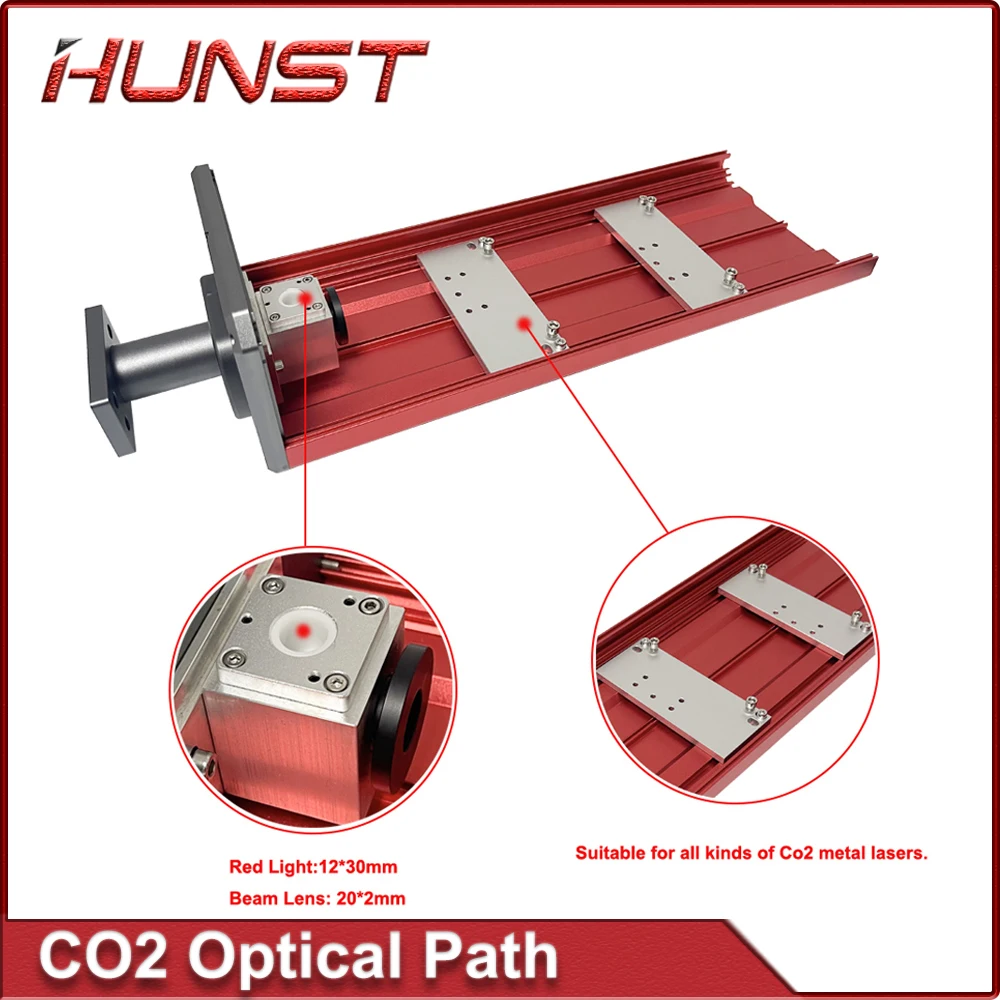 HUNST Co2 Laser Module Path SYNRAD CRD DAVI RF Laser Source Mechanical Parts Optical Path for 10.6um CO2 Marking Machine