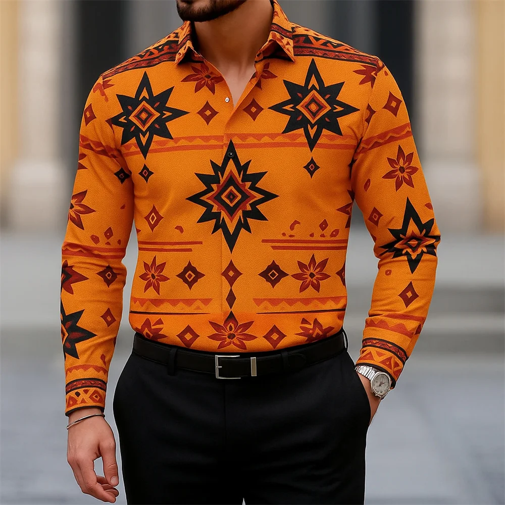 

Men's Long Sleeve Shirt Casual Slim Fit Button Down Shirt Business Style Shirts for Men Fashion Tops Blouse Male Men's clothing