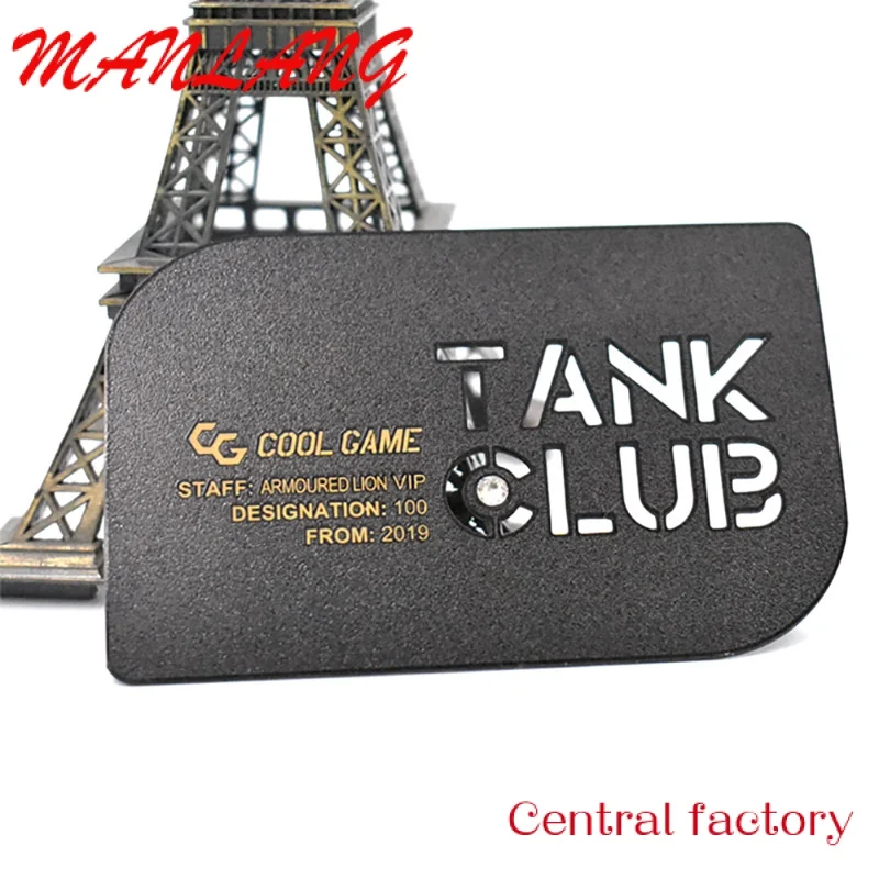 

Custom Fast Rding den N etal Card Preiu etal Busins Card ith Engraved Custoized Logo