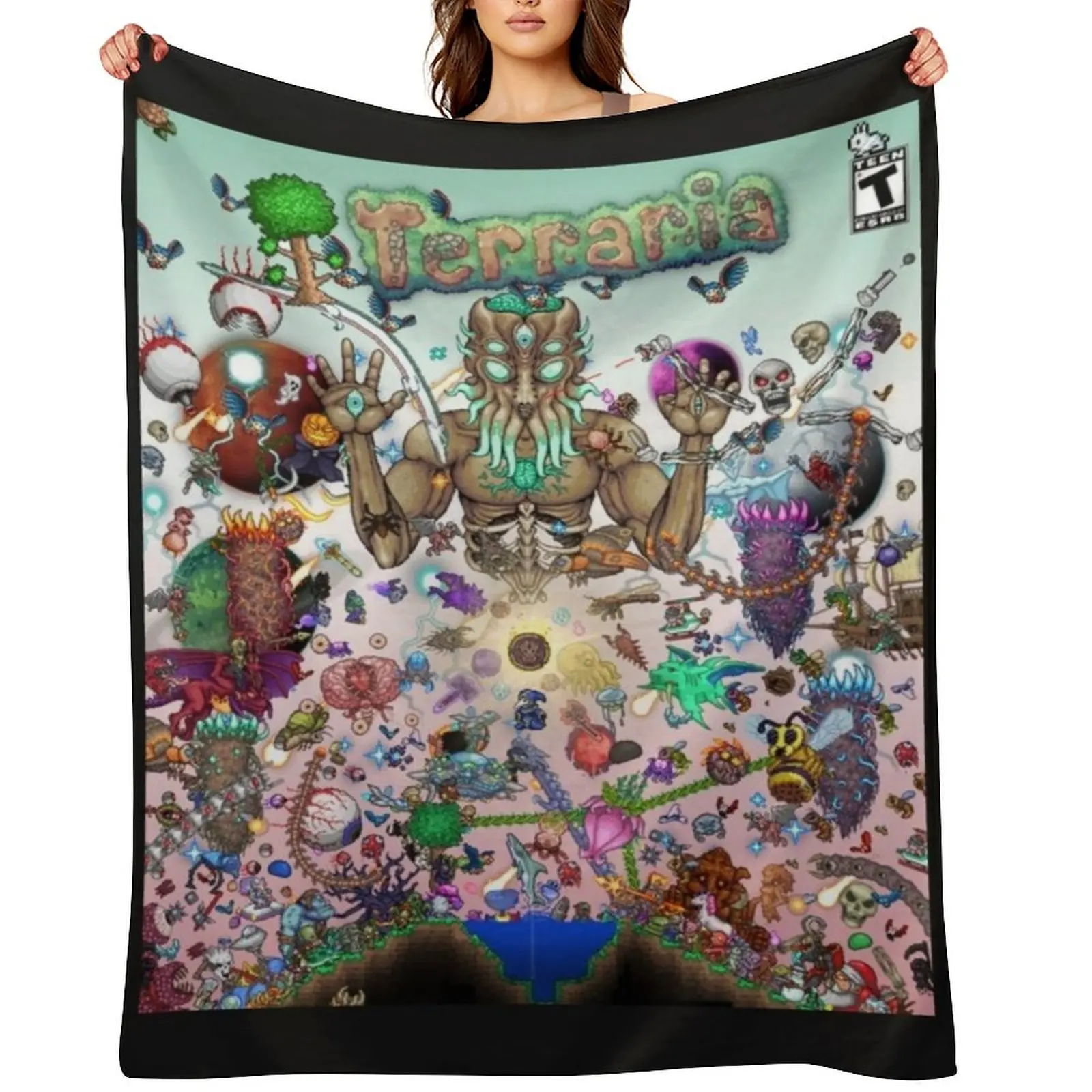 

Terraria game Throw Blanket Luxury Throw Luxury Brand Warm Blankets