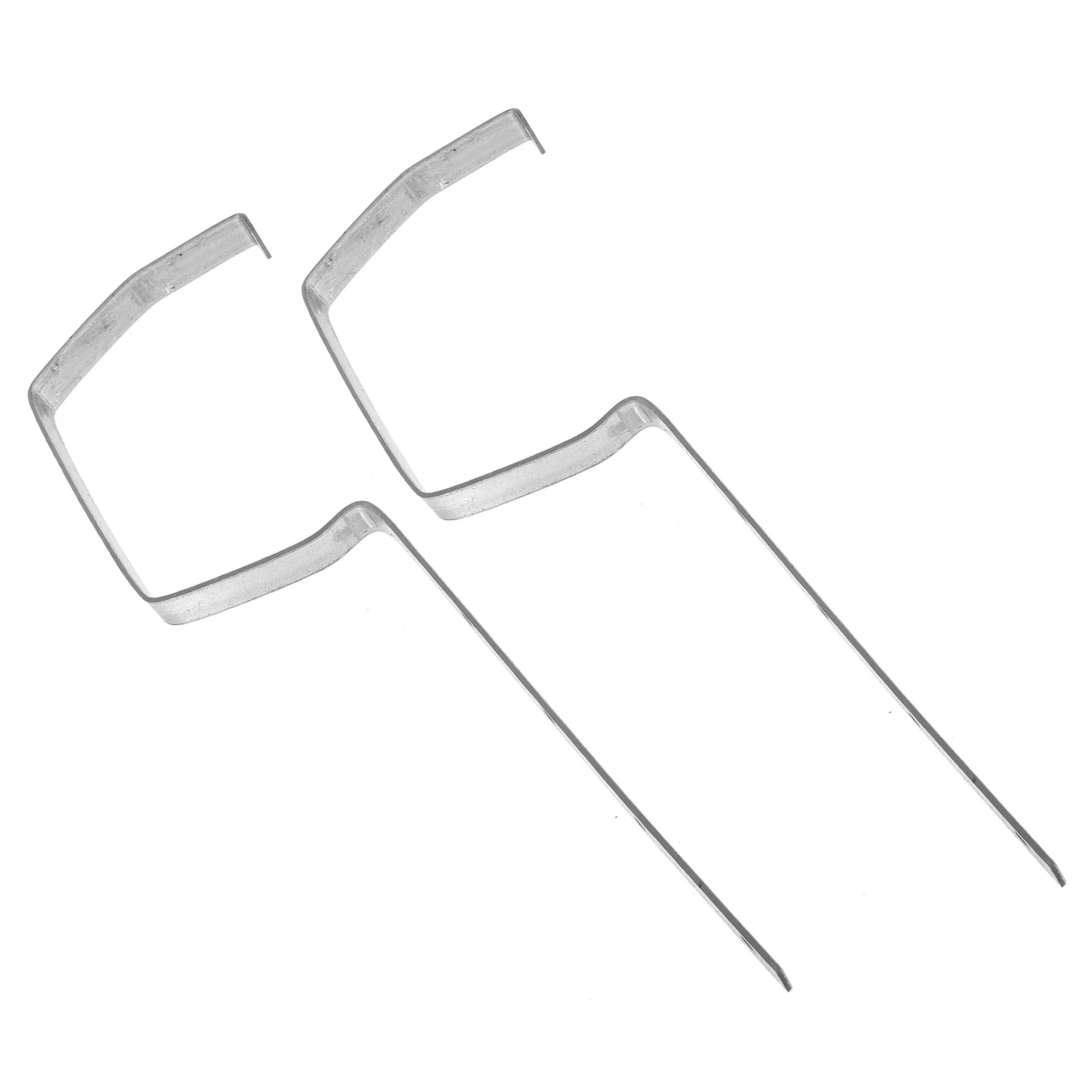 2 Pcs Iron Gutter Holder Bracket Metal Support Brackets for Roof Heavy Duty