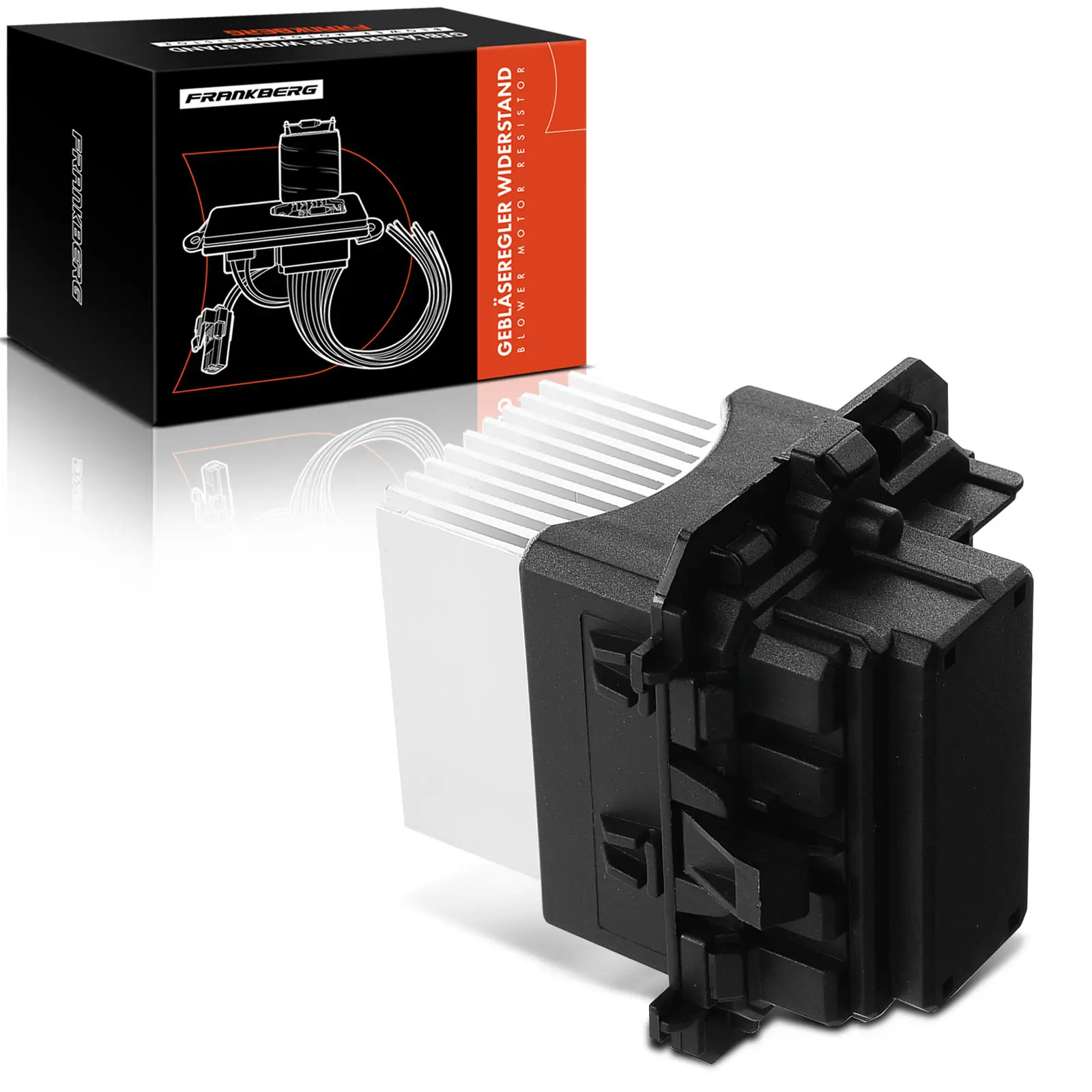 Frankberg 1x weerstand voorheen weerstand blowermotor voor Renault Clio 4 Logan Megane 2 1.2L-2.0L 7701209850 JGH10002 79330 ST3E01