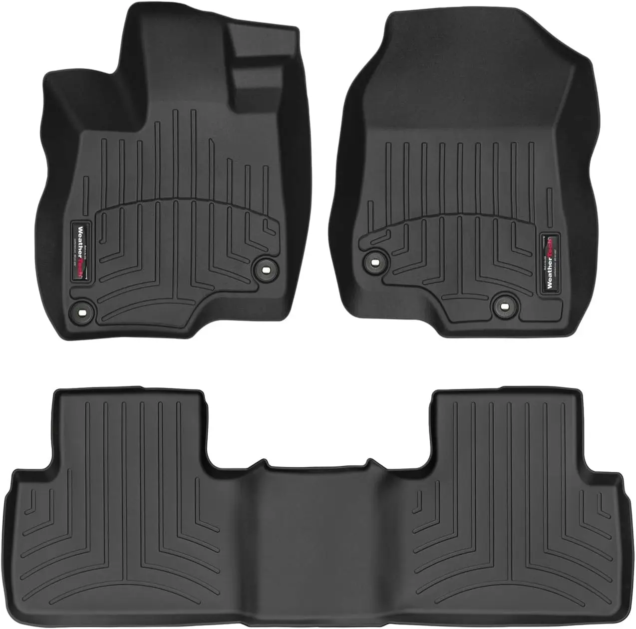 

Всепогодные коврики Custom Fit для Acura RDX, 1-й и 2-й ряд, черные