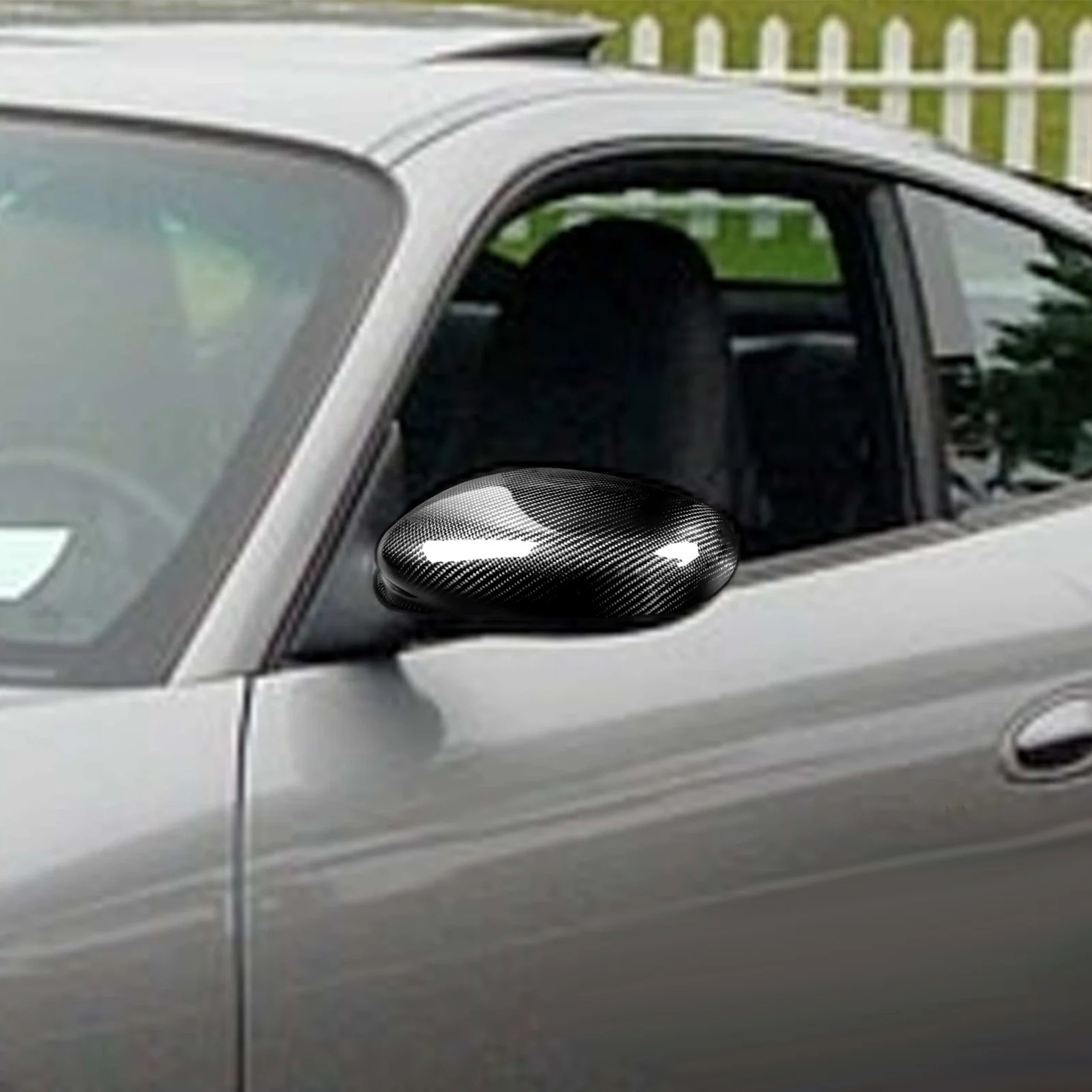 

Side Mirror Carbon Cover Wing Mirror Cover Carbon Trim Fit for Carrera///996/911/986