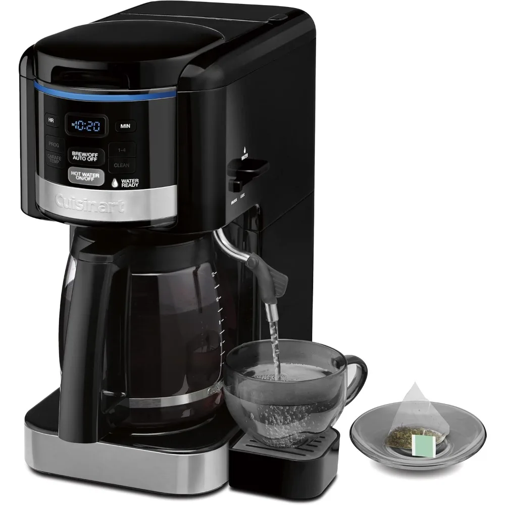 CHW-16 12-Cup Programmable Coffeemaker & Hot Water System New Black