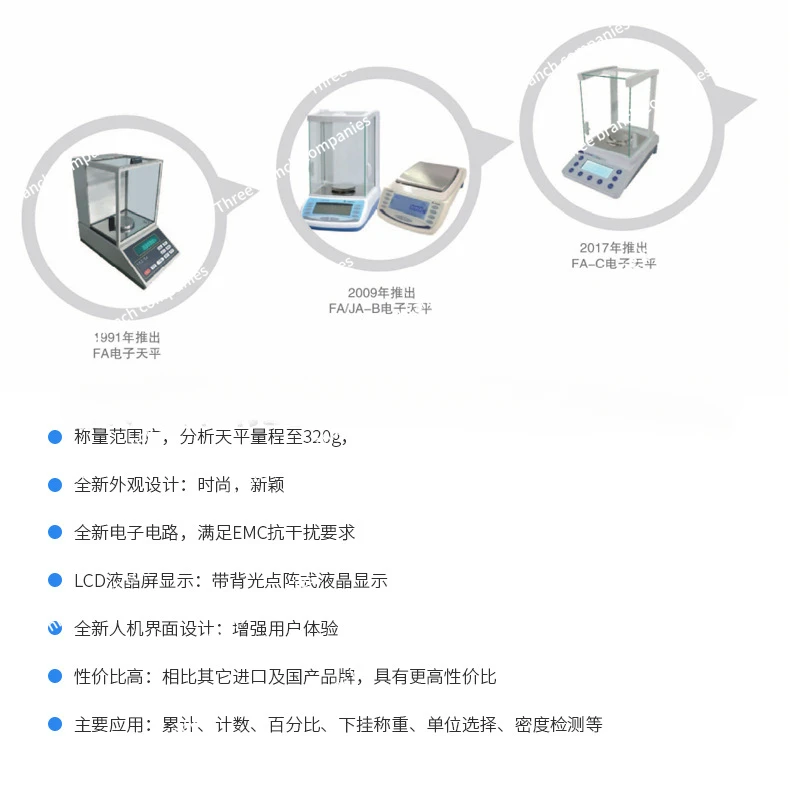 FA1204C/FA2204C/FA3204C Electronic analytical balance 0.1mg