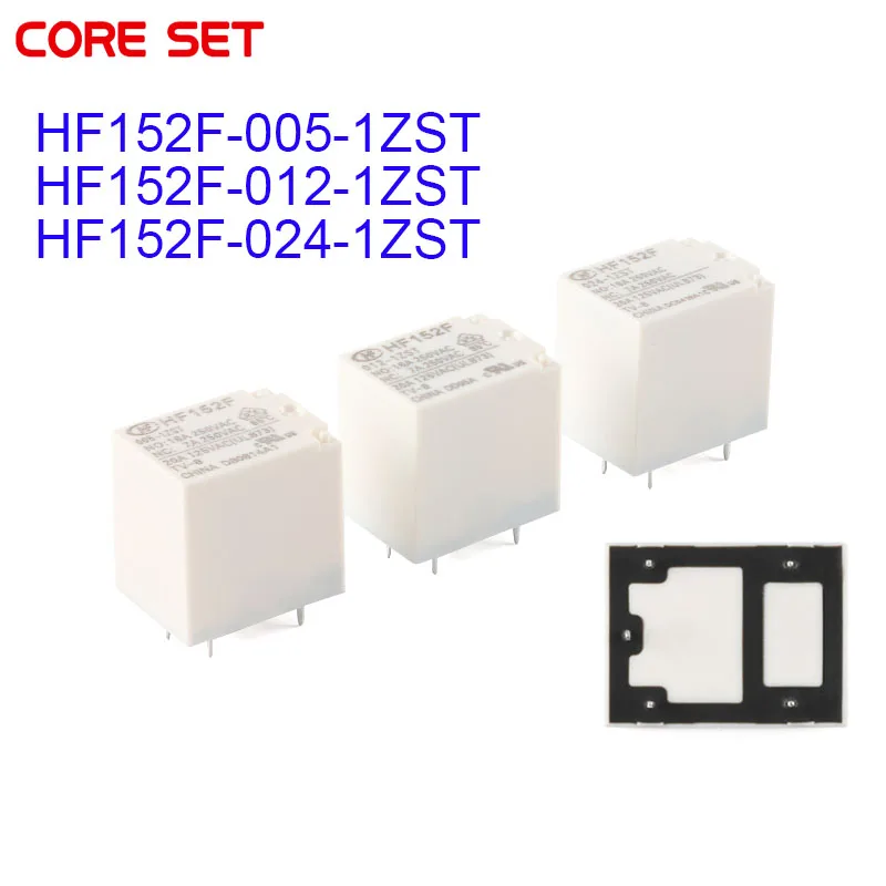 Реле высокой мощности HF152F HF152F-005-1ZST HF152F-012-1ZST HF152F-024-1ZST 1ZST DC 5 В 12 В 24 В 5-контактный