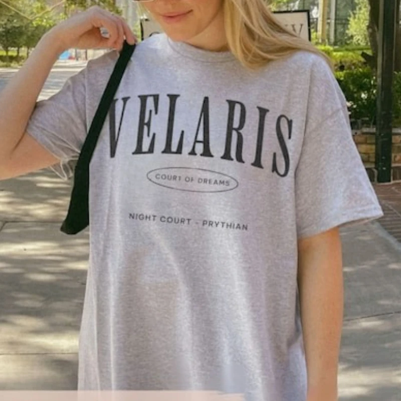 ACOTAR To The Stars  T-Shirt Velaris Night Court Rhysand Feyre Licensed SJM Universe City of Starlight Booktok Tops Cotton Tees