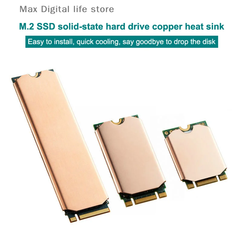 

1Set M.2 NVME 2280 2242 2230 SSD Heatsink PS5 Radiator Solid State Drives Cooler For Laptop PC M2 2280 NGFF PCI-E SSD