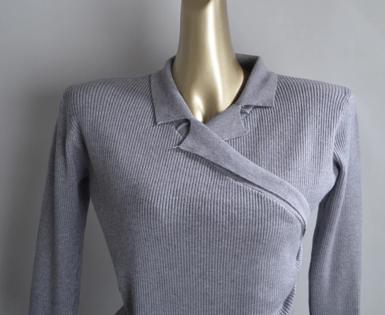 خريف شتاء جديد Sle غير النظامية الصليب V-ne محبوك قاعدة irt المرأة Ele الخصر حزام التخسيس ملابس داخلية