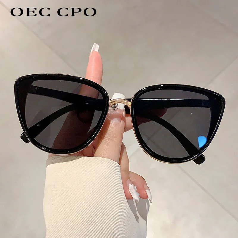 Vintage Cat Eye Sunglasses for Women - UV400 Mirror Lens
