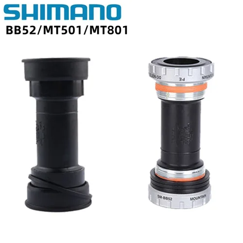 Imagen 1 del producto Shimano DEORE XT SLX MT801 BB52 MT501 68mm/73mm MT500 89.5/92mm prensa Original BB MTB soporte inferior para bicicleta de montaña