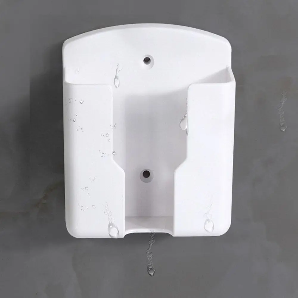 Plastic Airconditioner Afstandsbediening Houder Wit Zelfklevende Afstandsbediening Houder Ruimtebesparend Waterdicht