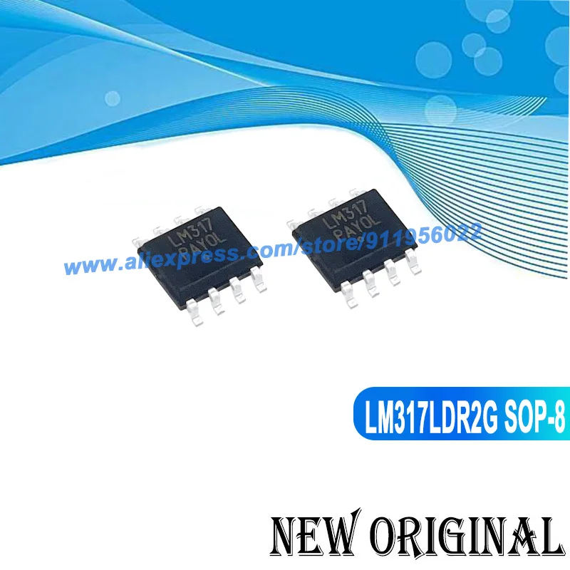 (5 Pieces)  LM317 LM317LDR2G LM317LD13TR SOP-8