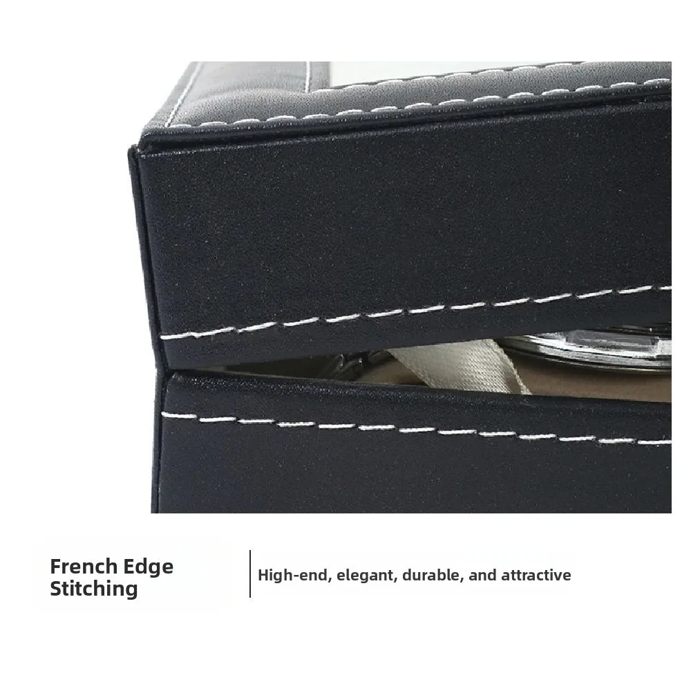 قابل للقفل صندوق تخزين ساعات 2/3/6/10/12 شبكات للإزالة ساعة الوسائد صندوق مجوهرات يتدفقون القماش ساعة جلدية صندوق عرض هدية