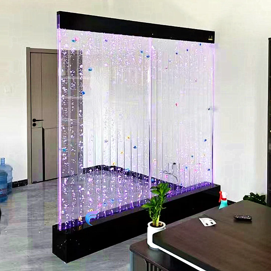 

Акриловые пузырьковые стены в современном стиле и печатные конструкции подходят для свадебных вечеринок или отелей.