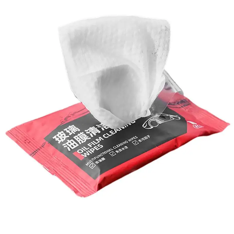 Car Window Wipes Car Windshield Cleaner Cleaning Wipes Dusting Wipes Windshield Oil Film Cleaner For Coatings