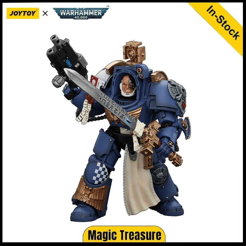 

【In Stock】JOYTOY Warhammer 40K Ultramarines Captain in Terminator Armour Collection Anime Model Toy 1/18 Action Figure