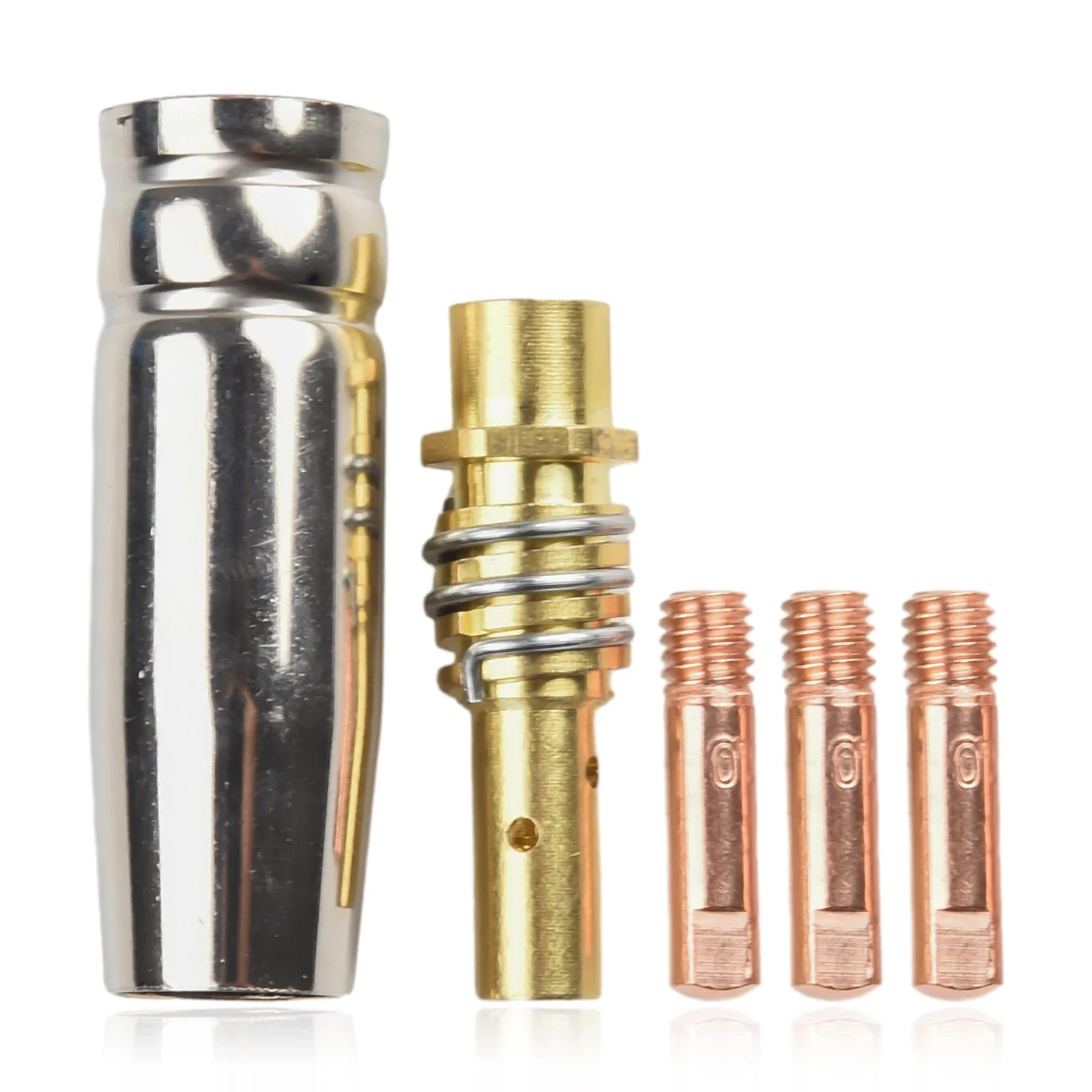 0.6/0.8/0.9/1.0/1.2mm MIG Welding MB15 15AK Contact Tip Guard Nozzle Tip Holder Conductive Tip For Riland Jasic Mitech Chiry