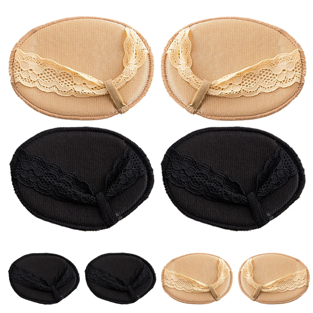

4Pairs FlipFlopsSocks BallOfFootPads ForefootCushions Women FabricComfort AntiSlip HighHeelsToePads SummerBreathable Thin