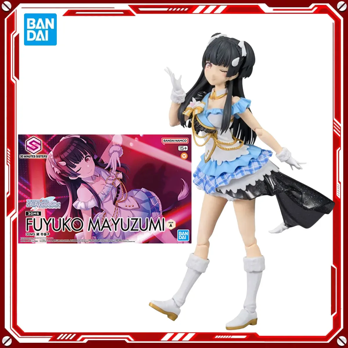 

Bandai Genuine THE IDOLM@STER SHINY COLORS Anime Model Fuyuko Mayuzumi Toys 30MS Action Figure Assembly Model Christmas Present