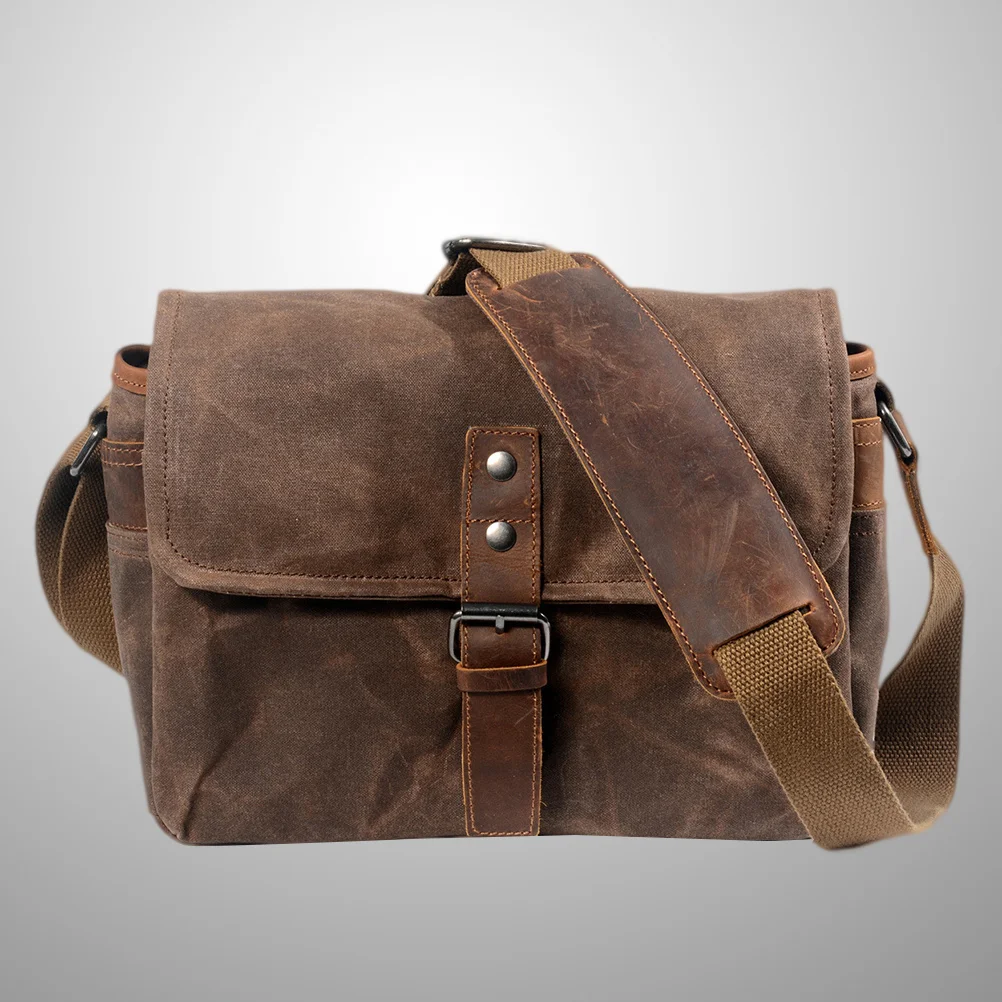 Водонепроницаемая парусиновая сумка для фотоаппарата, повседневная легкая защитная сумка на одно плечо, противоугонная, устойчивая к разрыву, уличное цифровое хранилище