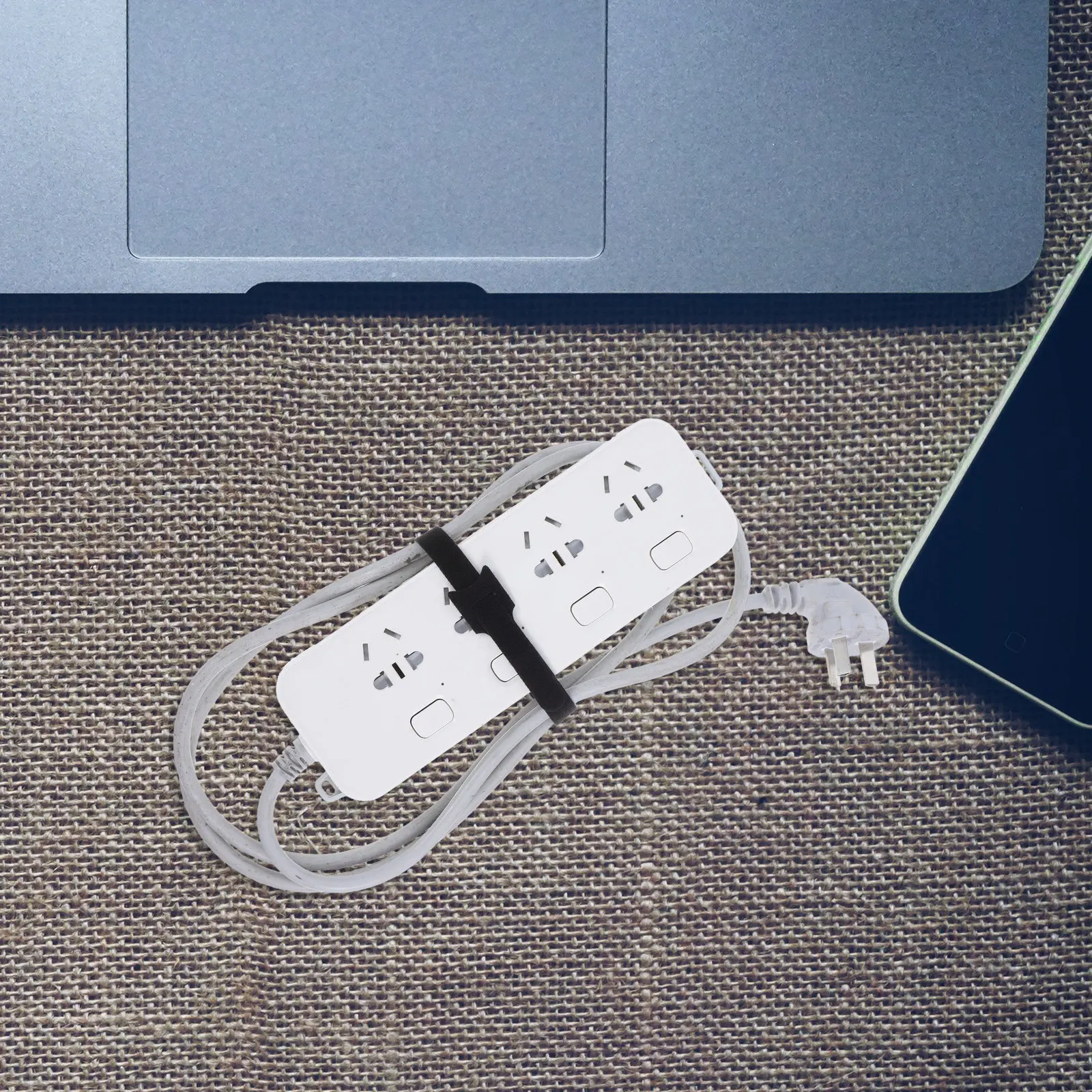 100 Pcs Cable Holder for Wrapping Management under Desk Zip Ties Computer Cord Charging Cords Straps