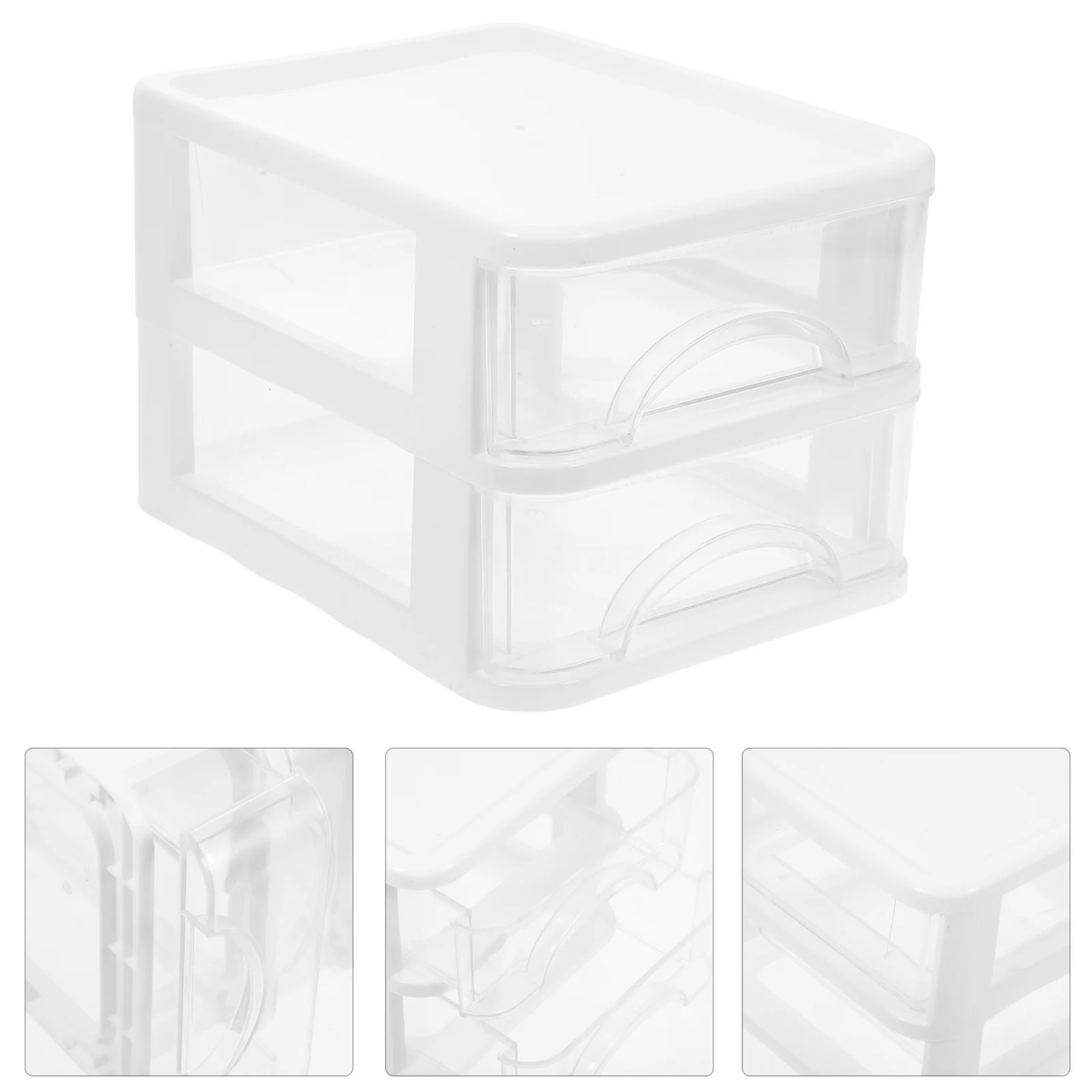 

Desk Organizer Plastic Desktop Storage Drawers Multi-Layer Stationery Box For Office Home School Supplies