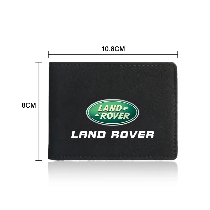 Car Logo Driving License Bag Card Credit Holder Purse For Land Rover Range Rover Discovery Sport Defender 110 Freelander Evoque