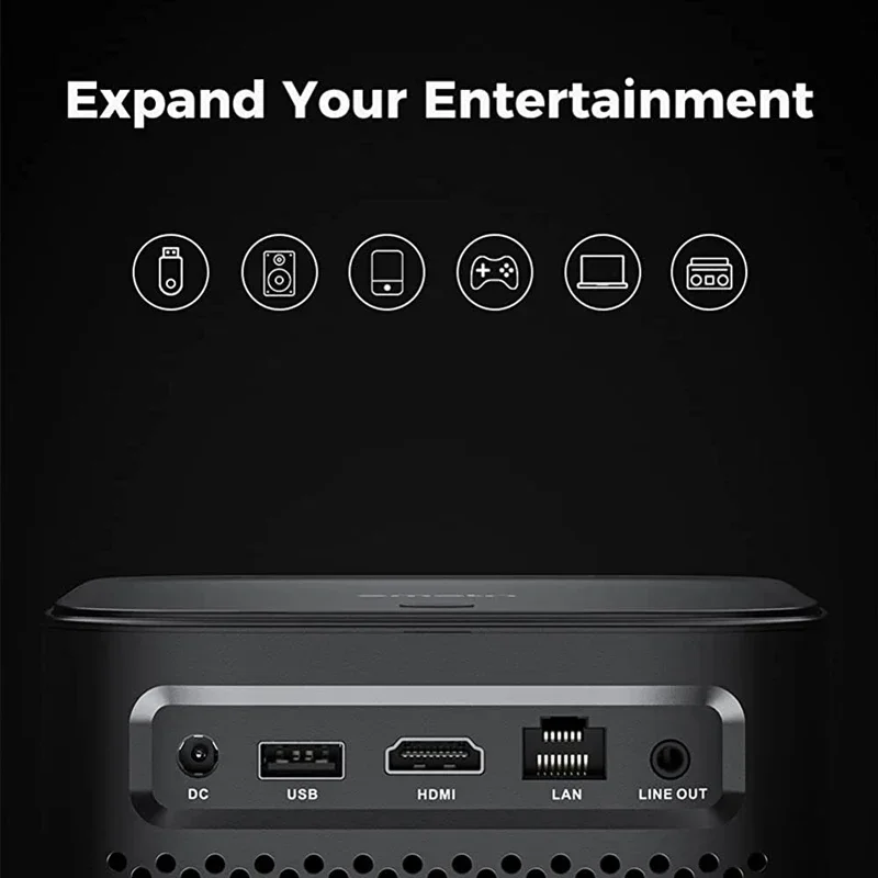 2025 Dangbei Emotn N1 الإصدار العالمي 1080P جهاز عرض عالي الدقة يعمل بنظام التشغيل Linux OS LED مسرح منزلي ذكي صغير محمول واي فاي سينما متعاطي المخدرات