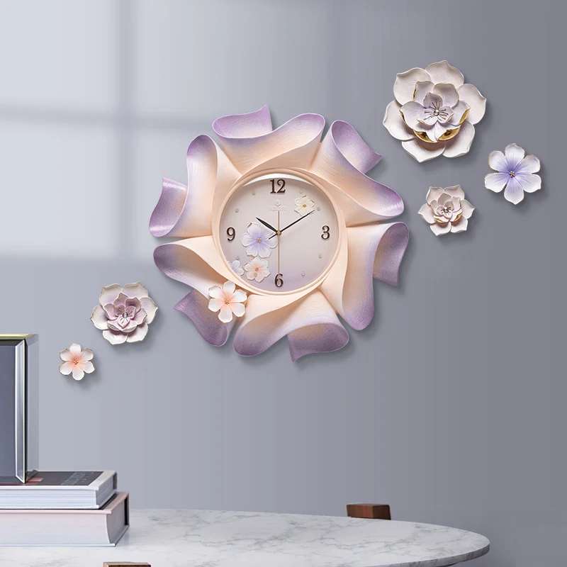 

Wall , Living Room, Art Clock, Creative Light Luxury Decoration, Home , Fashion Wall Watch