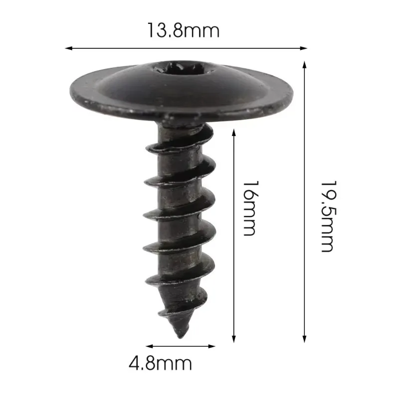 50-10Pcs Engine Cover Undertray Splashguard Wheel Arch Torx Screw Fastener Clips for VW Audi A1 A3 A4L Q3 Q5 Q7 N90974701