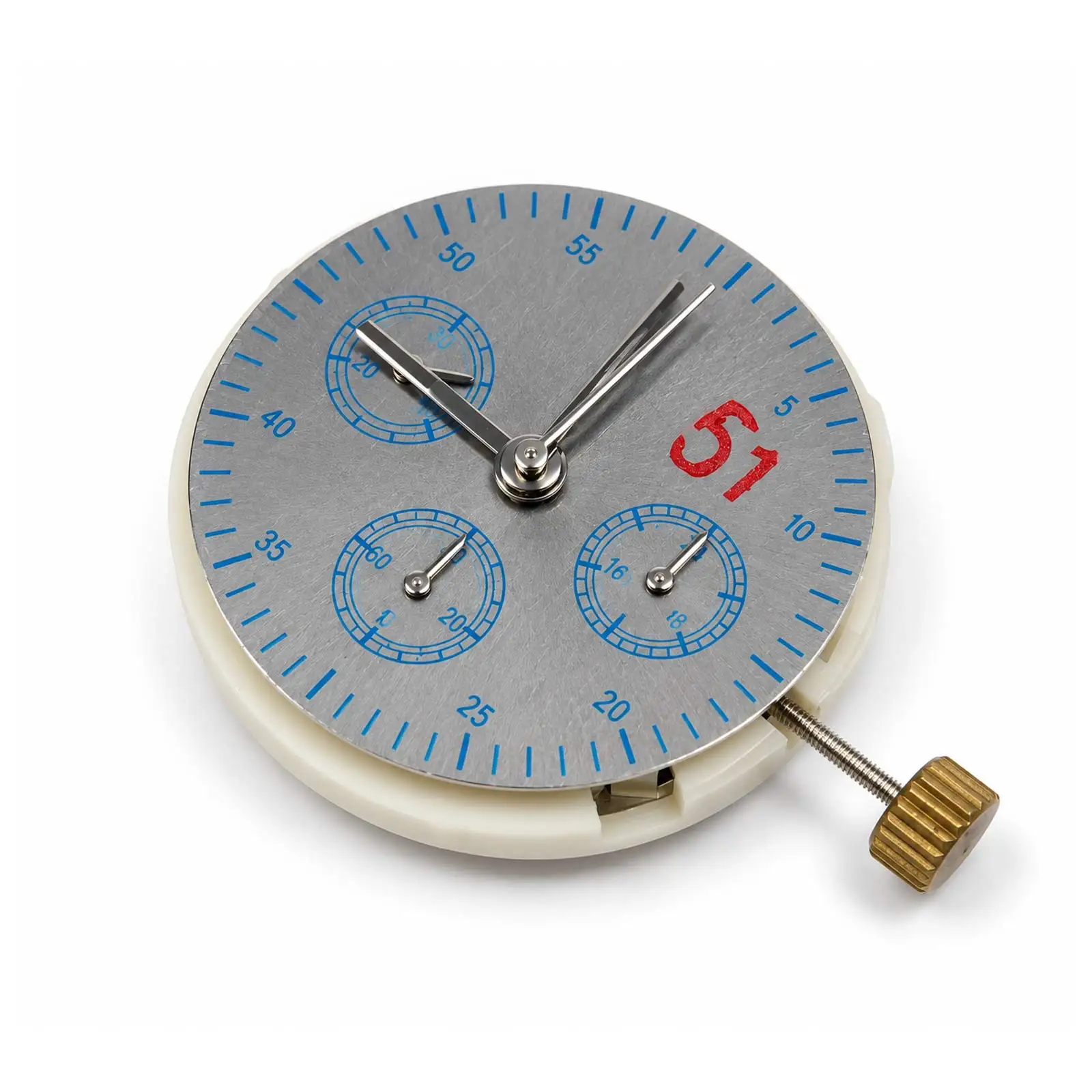 For ETA7753 Chronograph Automatic Watch Movement 30mm 28,800bph Chronograph For ETA 7753 7750 Watch Movement Replacement
