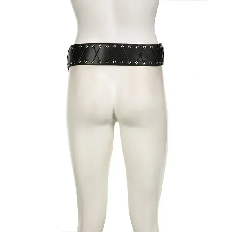 حزام الذرة الجديد بتصميم حزام الذرة المخصص من الدانتيل الجانبي للنساء حزام PU ذو شرابة متخصصة