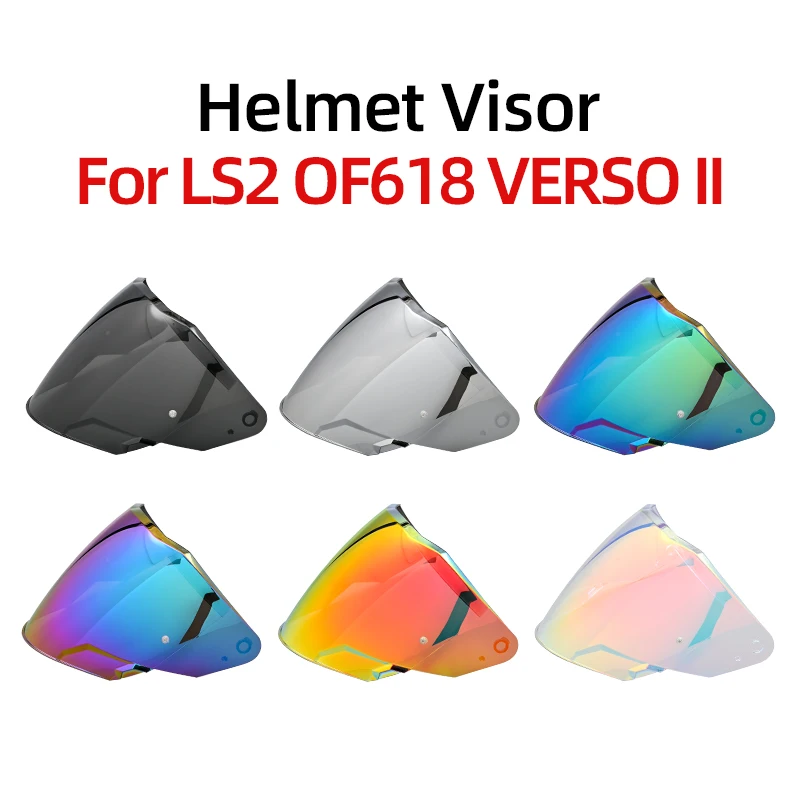 Helmet Visor For LS2 OF618 VERSO II Motorcycle Helmet Visor Lens Windshield Accessories viceras para casco Casco Moto Accesorios