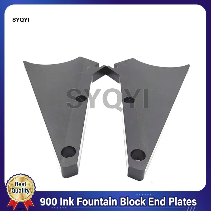 1 Pair Best Quality 900 Ink Fountain Block End Plates For Roland ﻿