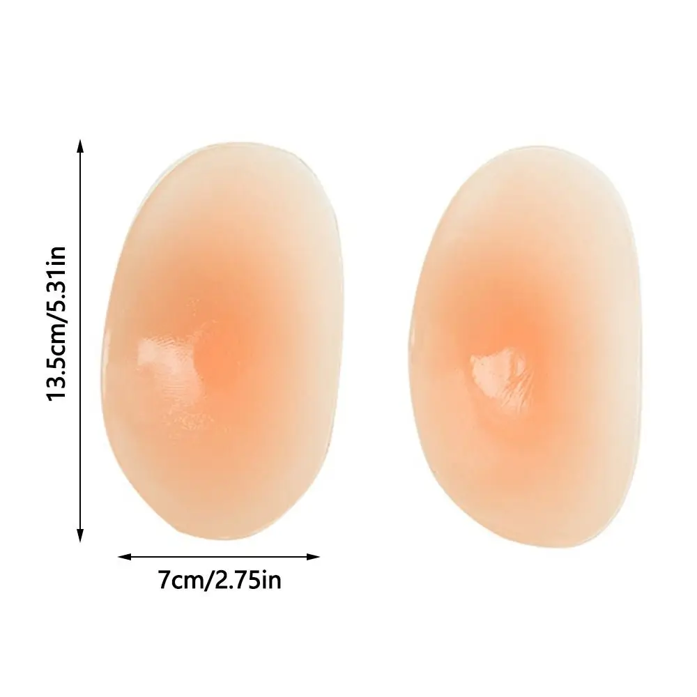 Thickness Anti-Slip Shoulder Pads Self Adhesive Style Traceless Invisible Shoulder Pads Reusable Breathable Sponge Pad for Women