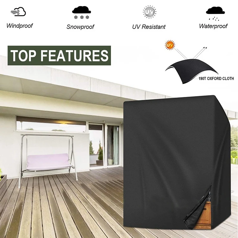 Beach Chair Dust Cover Storage Bag Garden Rocking Chair Full Protection Supplies Outdoor Swing Sofa Waterproof Oxford Cloth