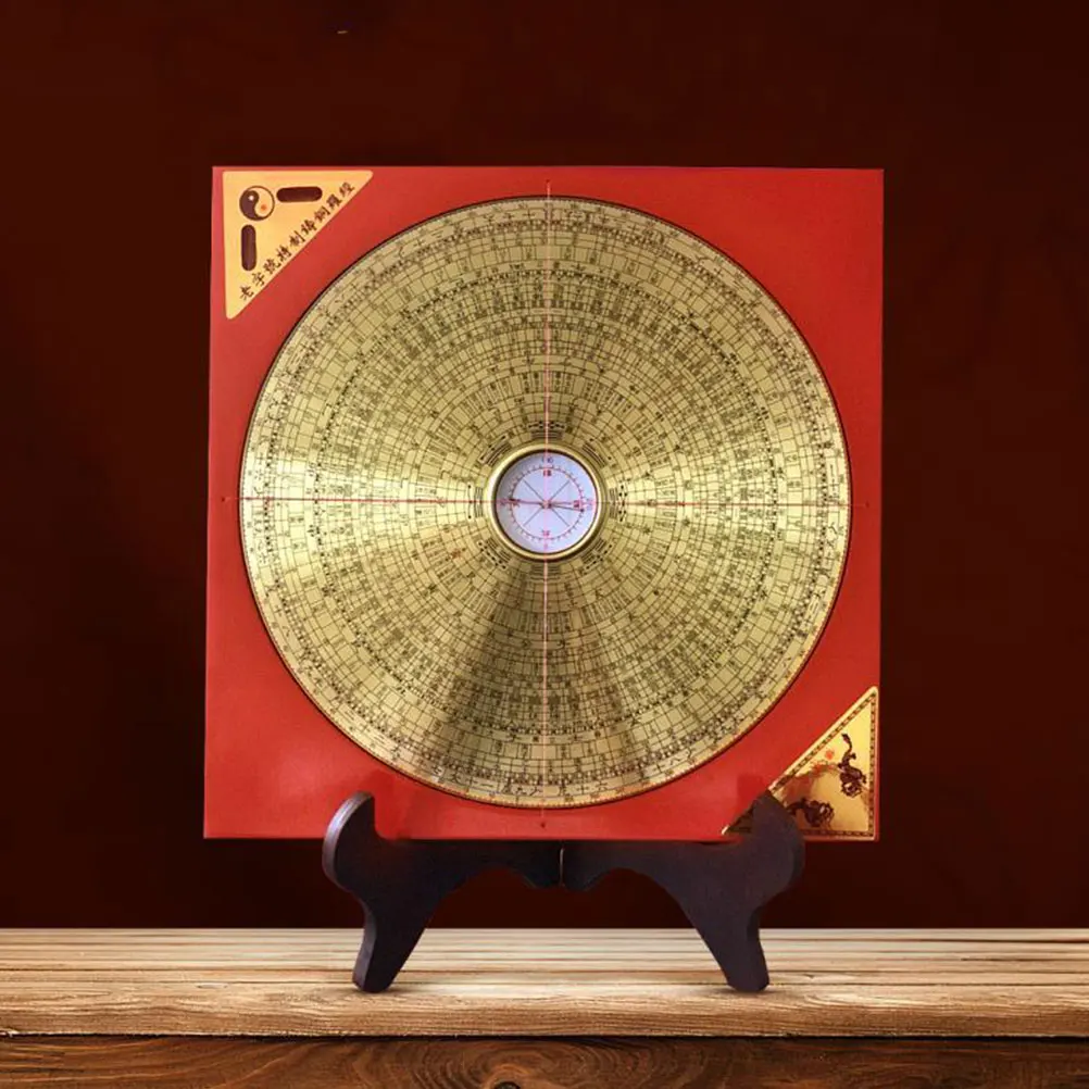 

Copper Compass 6 Inch Yellow Face Retro Pocket Size Portable Outdoor Hiking Camping Gift Decorative Chinese