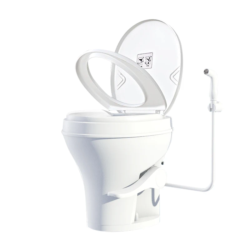 

RV inline toilet warehouse toilet toilet, camping site flushing toilet, ship RV modification