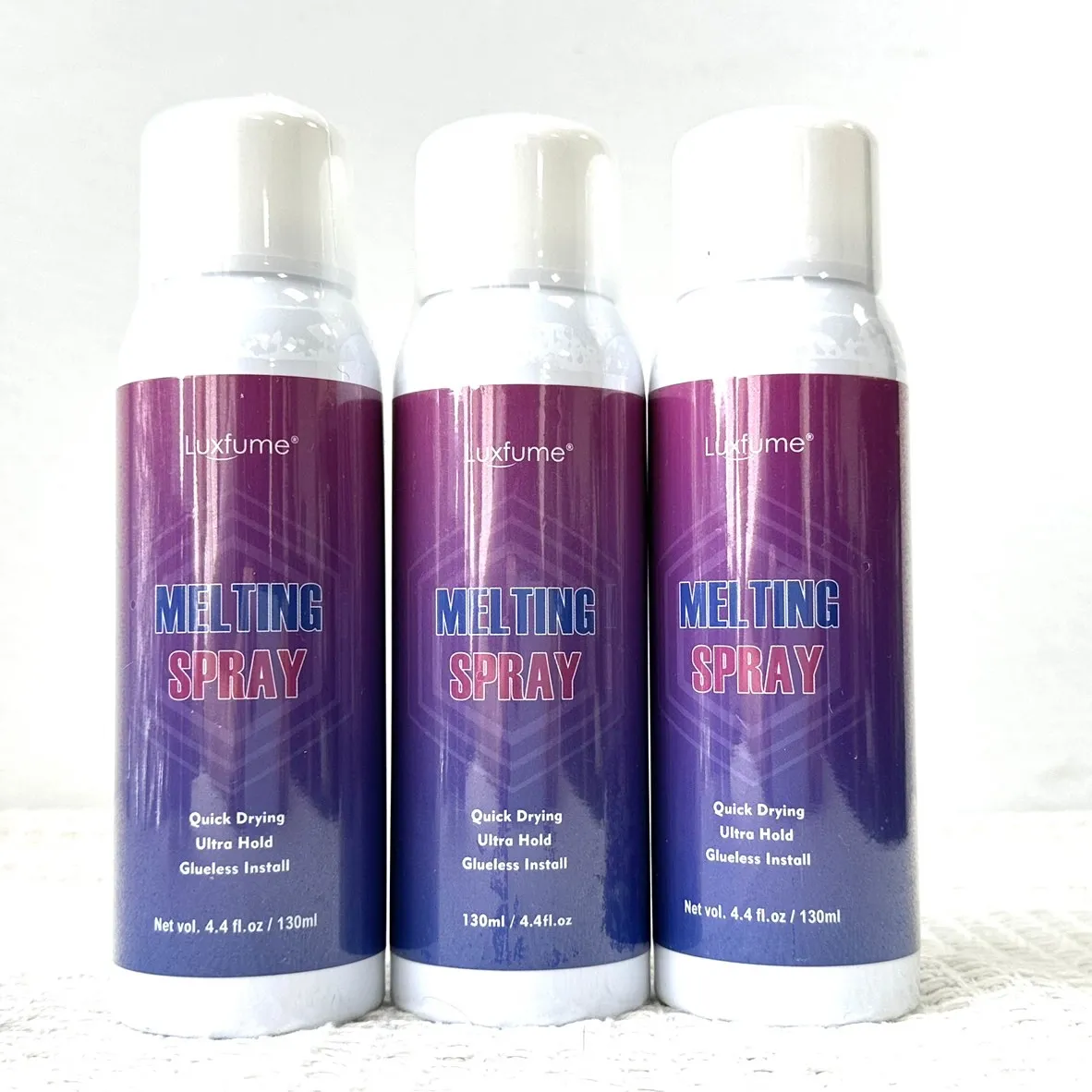 ذوبان رذاذ للشعر المستعار الدانتيل ووكر الشريط الترا عقد حصلت 2b الغراء رذاذ شعر مستعار C22 المذيبات الشريط مزيل الدانتيل الغراء عدة للشمع الباروكات