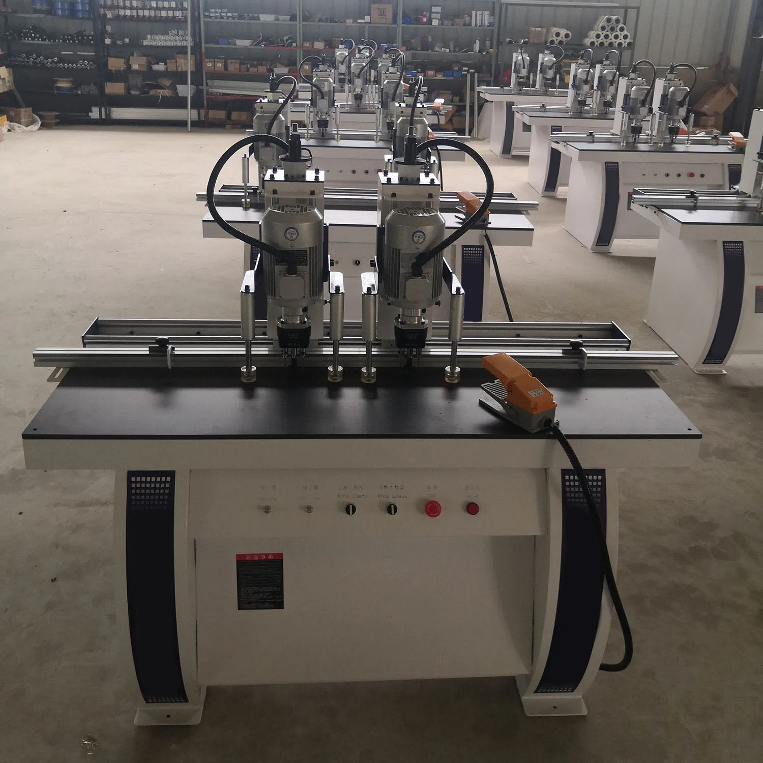 MZ73032 Double Head Hinge Opening Drilling Boring Machine for Woodworking Horizontal Boring Machine
